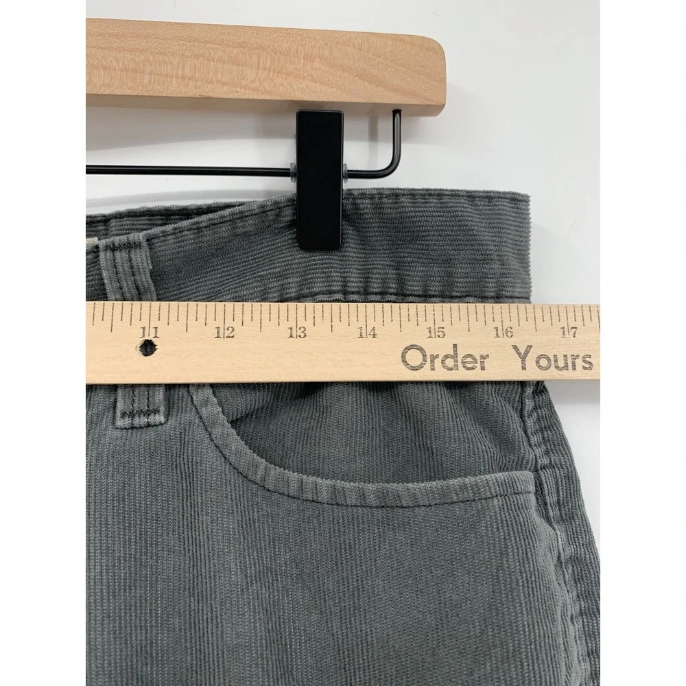Vintage Levis Corduroy Pants Mens 32x30 Gray 514 Slim Straight Fall Preppy